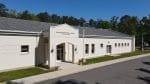 McKenney Library, a large white stucco building